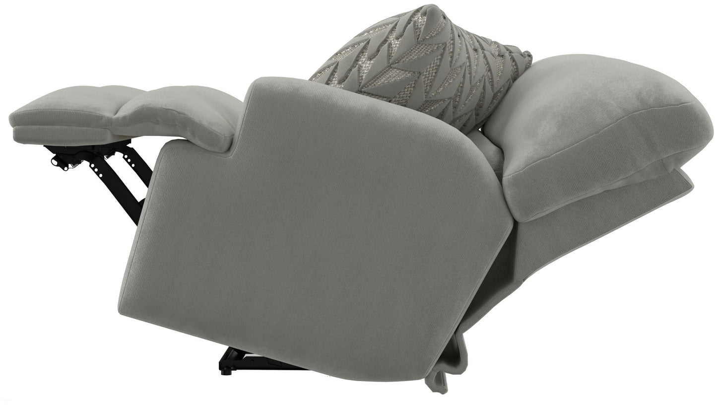 Renaldo - Power Recliner With Zero Gravity Recline - Stone - Hornell Furniture Outlet