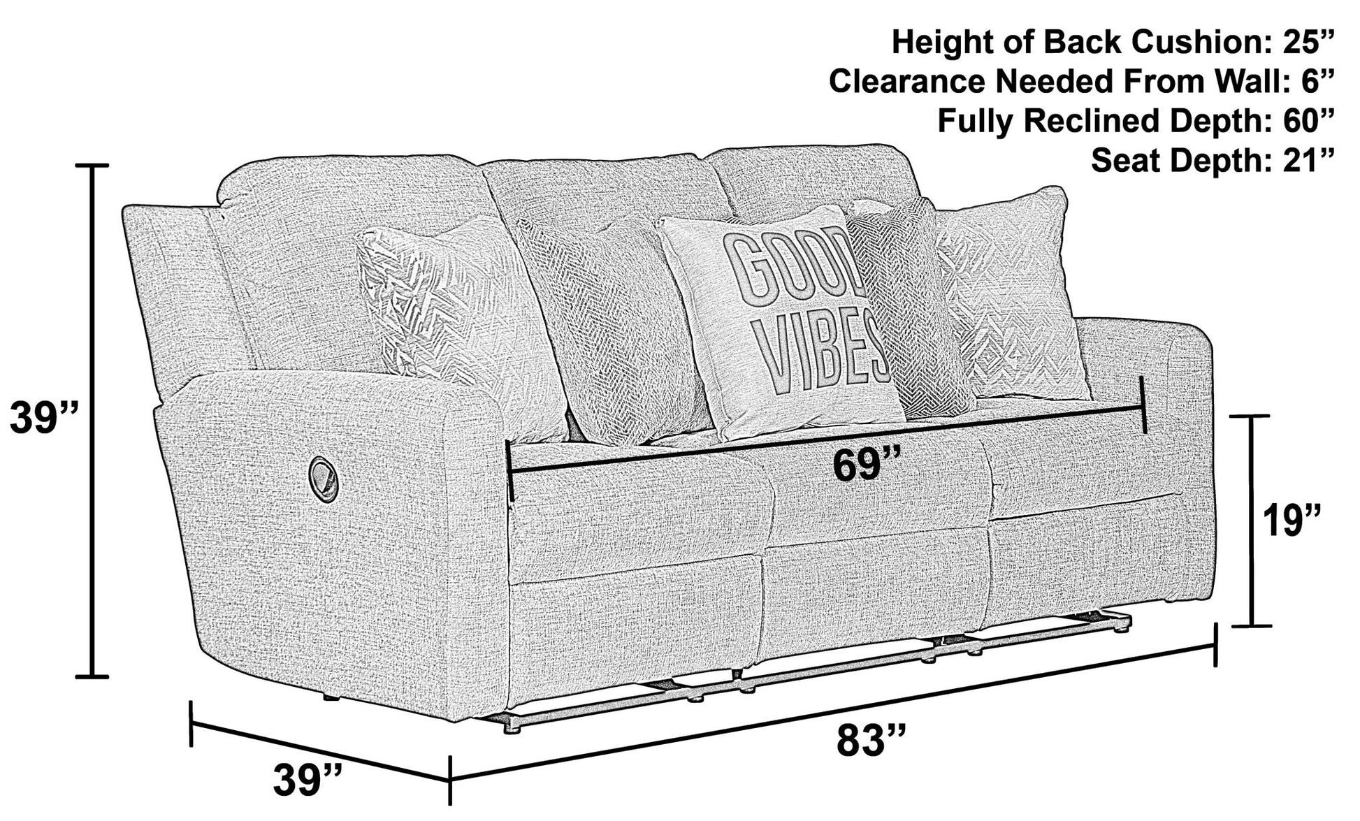 Calvin - Reclining Sofa - Hornell Furniture Outlet