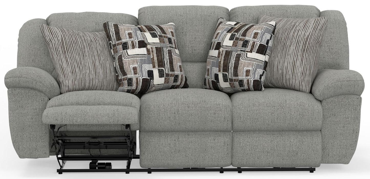Trifecta - Sofa With 3 Recliners and Drop Down Table - Hornell Furniture Outlet