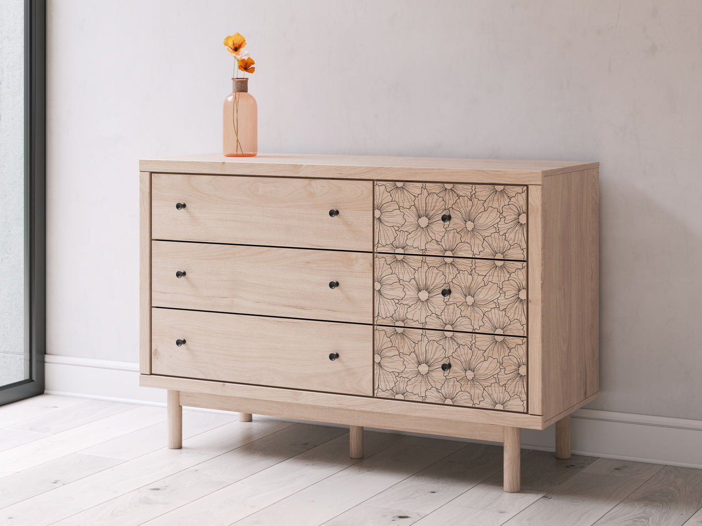 Arloster - Six Drawer Dresser - Hornell Furniture Outlet
