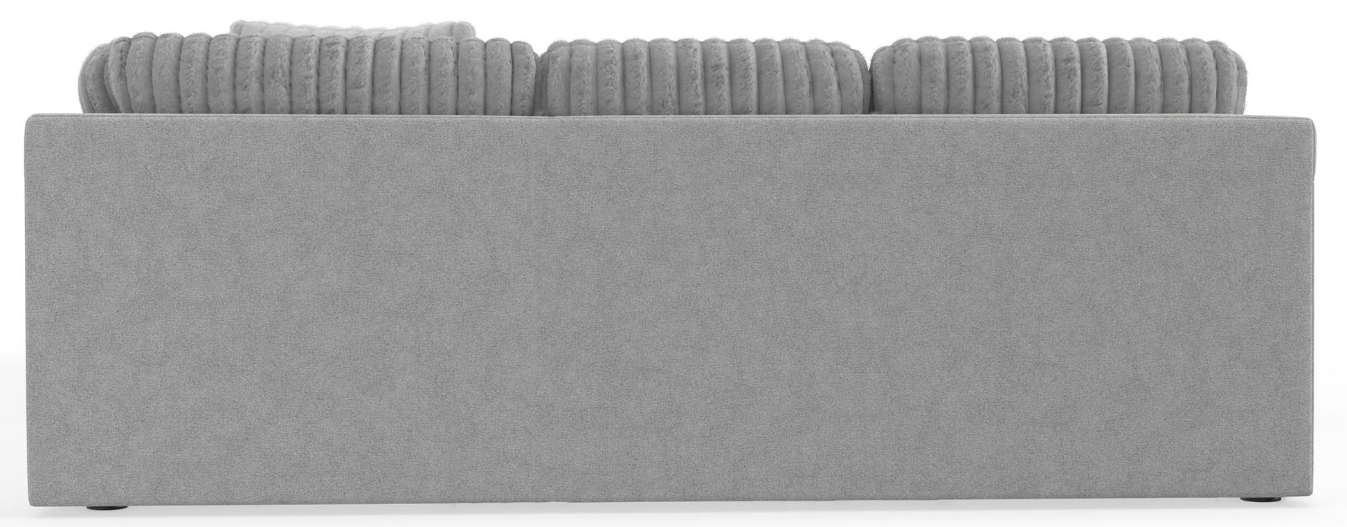 Logan - Upholstered Sectional With Comfort Coil Seating - 46" Cocktail Ottoman And Accent Pillows Included - Hornell Furniture Outlet