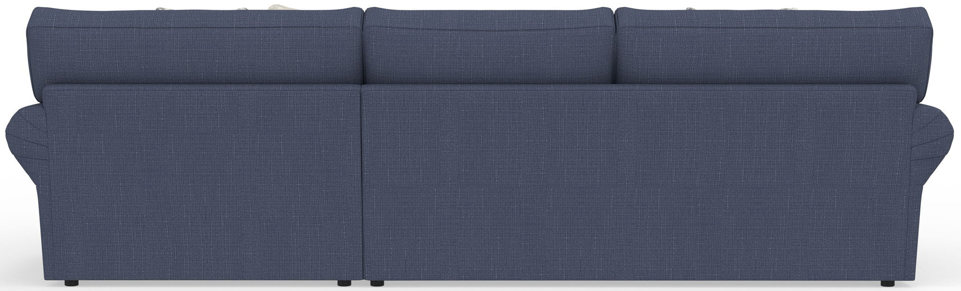 Cape May - Sofa Chaise With Comfort Coil Seating, 41" Cocktail Ottoman And 5 Accent Pillows Included - Hornell Furniture Outlet