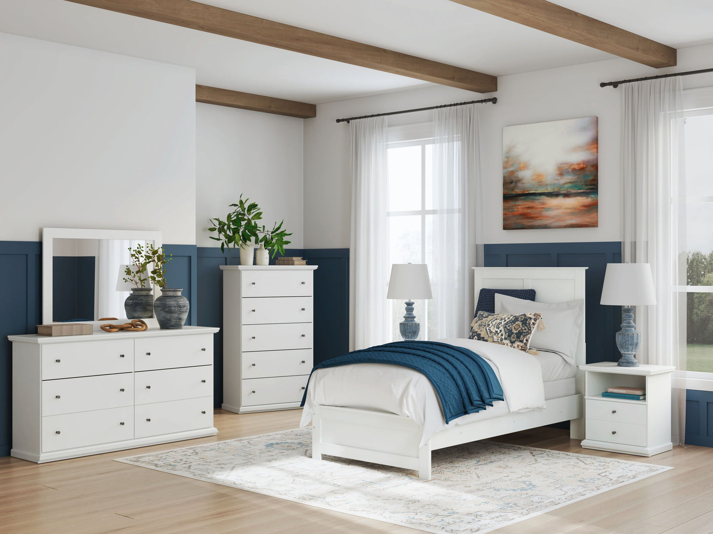 Bostwick Shoals - Panel Bedroom Set - Hornell Furniture Outlet