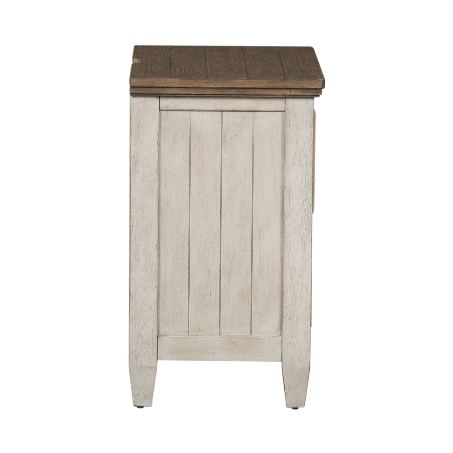 Heartland - 2 Drawer Nightstand With Charging Station - White - Hornell Furniture Outlet
