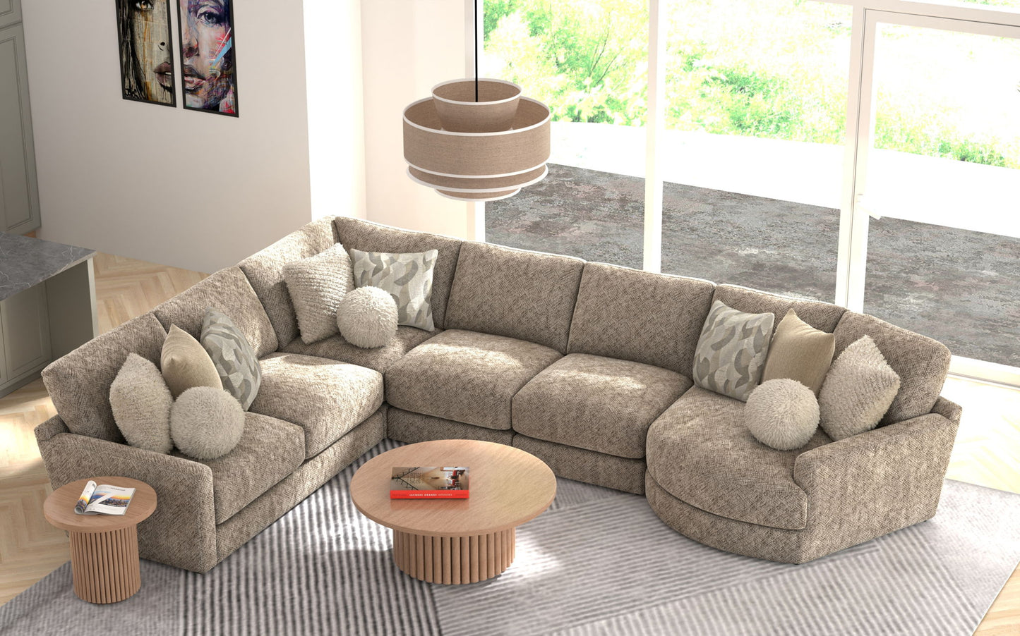 Turner - Sectional - Hornell Furniture Outlet