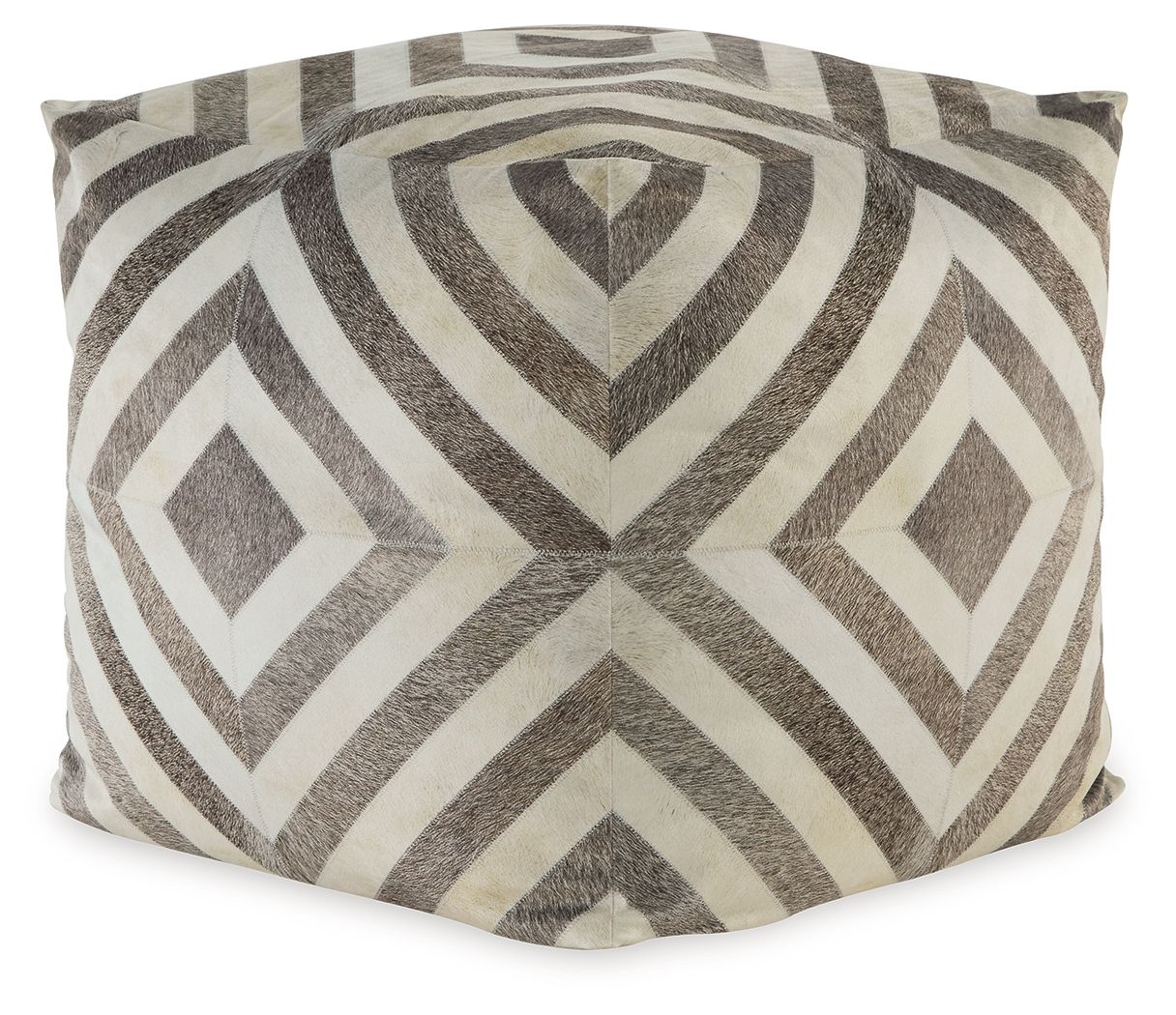 Hartselle - Brown - Pouf - Hornell Furniture Outlet