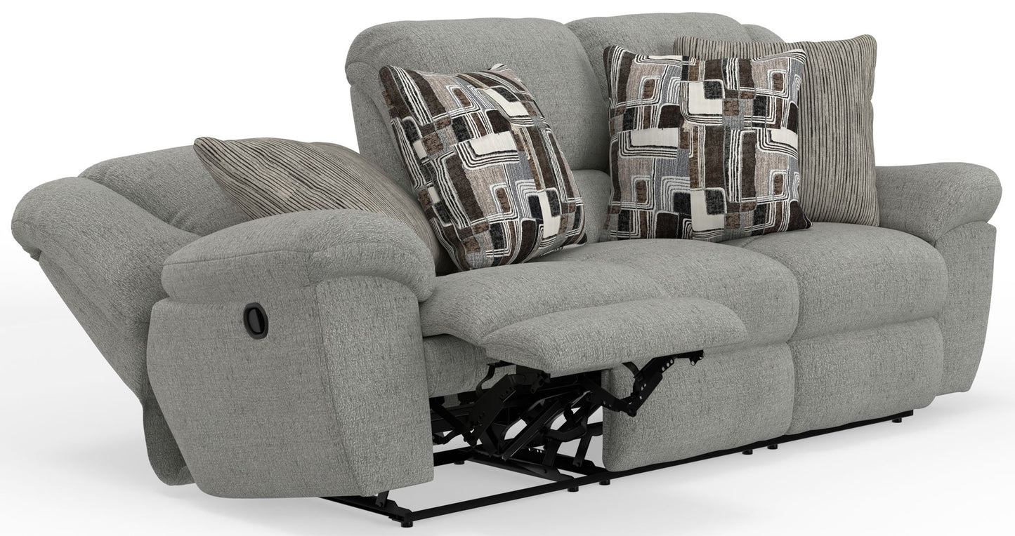 Trifecta - Sofa With 3 Recliners and Drop Down Table - Hornell Furniture Outlet