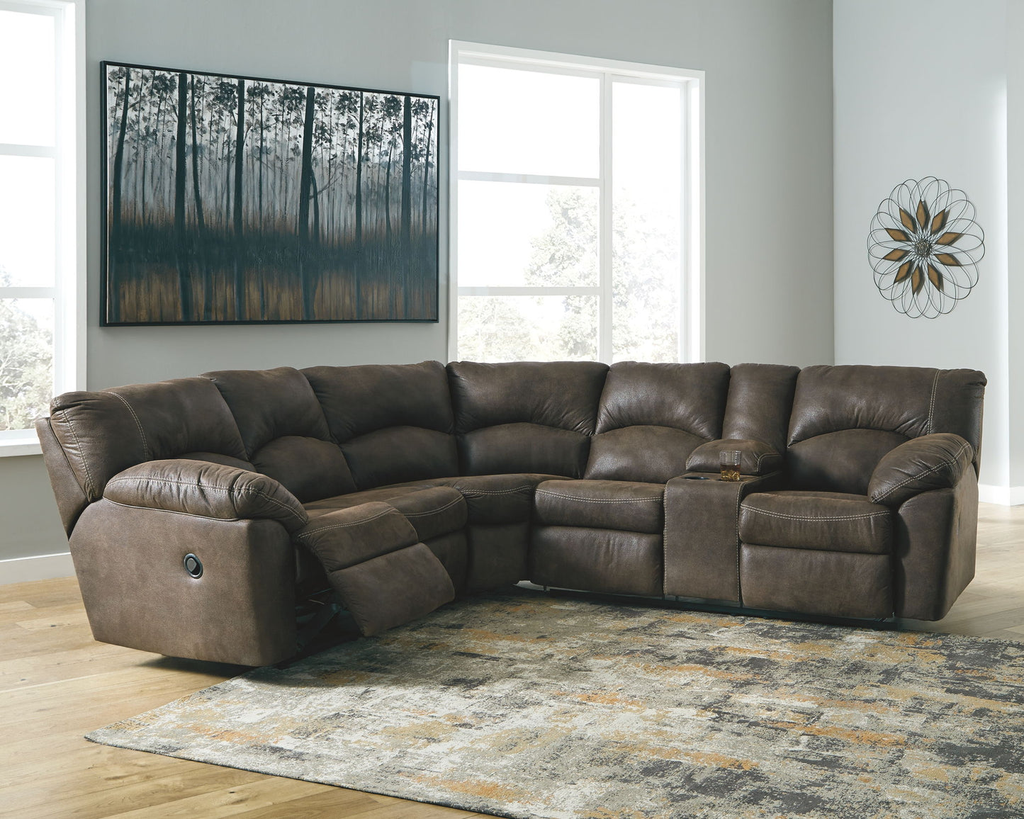 Tambo - Reclining Sectional - Hornell Furniture Outlet
