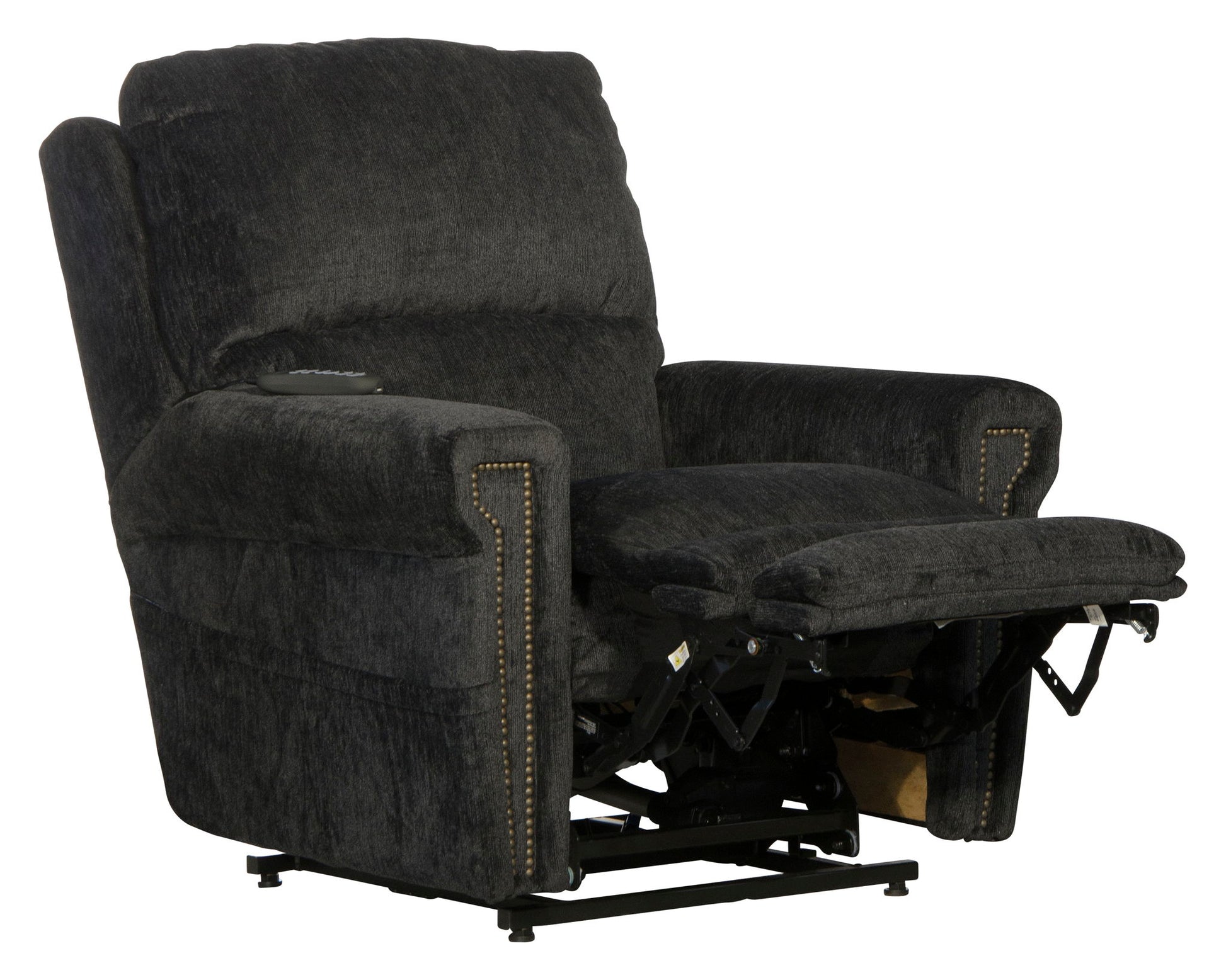 Warner - Power Headrest With Lumbar Power Lay Flat Recliner - Hornell Furniture Outlet