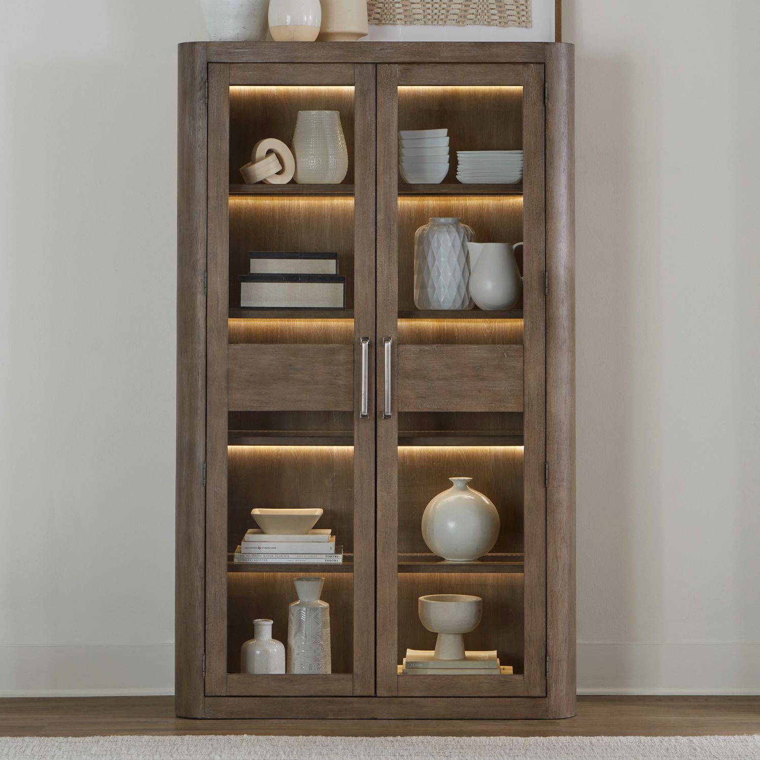 South Bend - Bunching Display Cabinet - Hornell Furniture Outlet