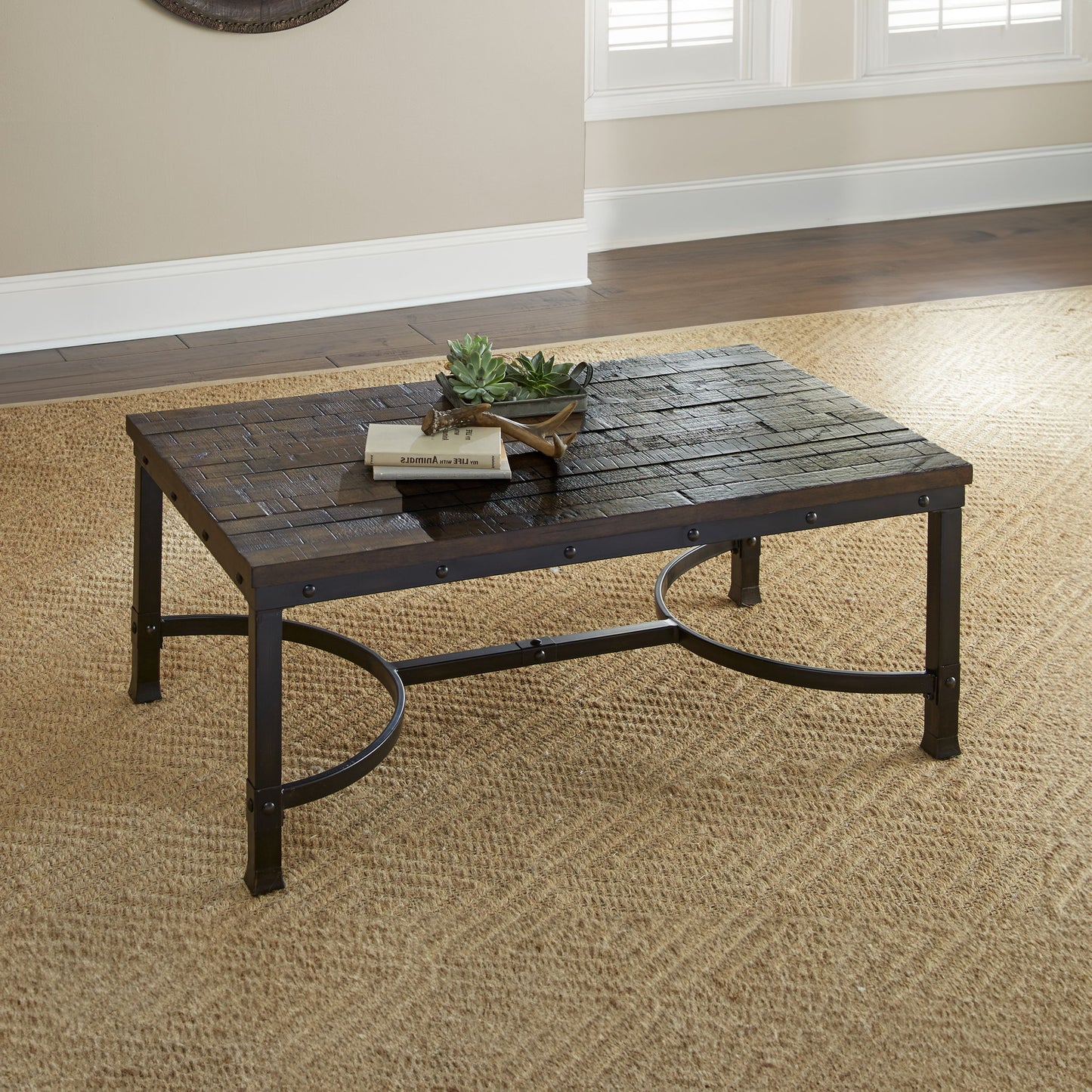 Ambrose - Coffee Table - Brown - Hornell Furniture Outlet