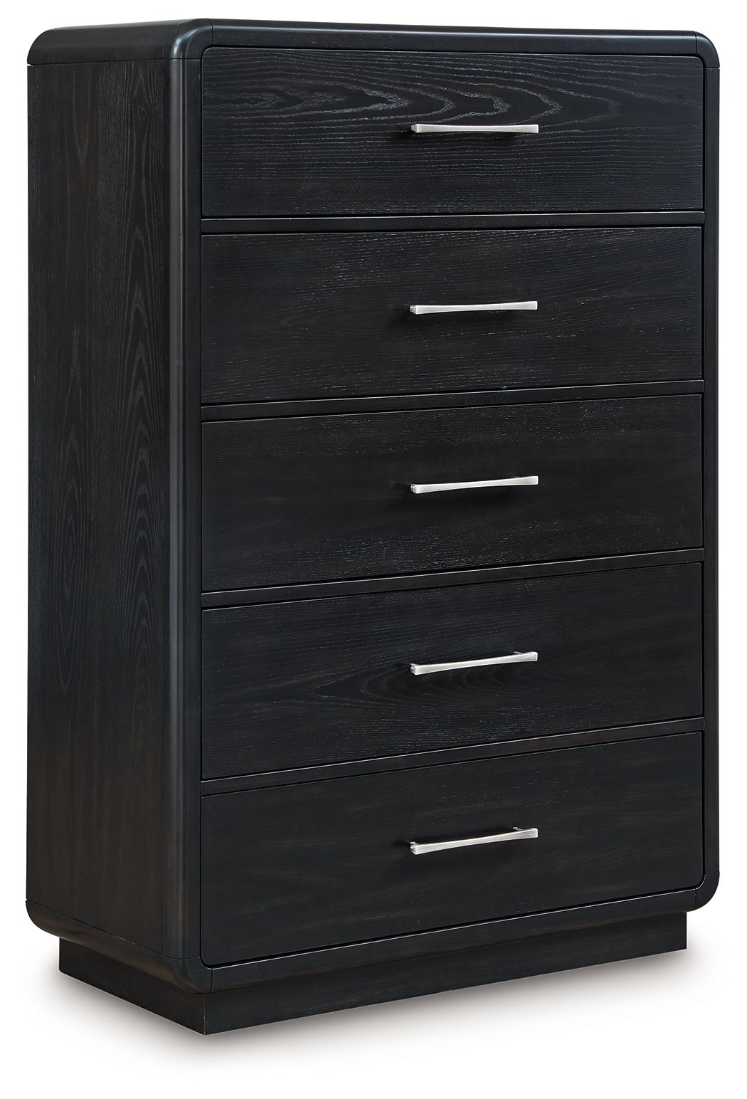 Rowanbeck - Black - Five Drawer Chest - Hornell Furniture Outlet