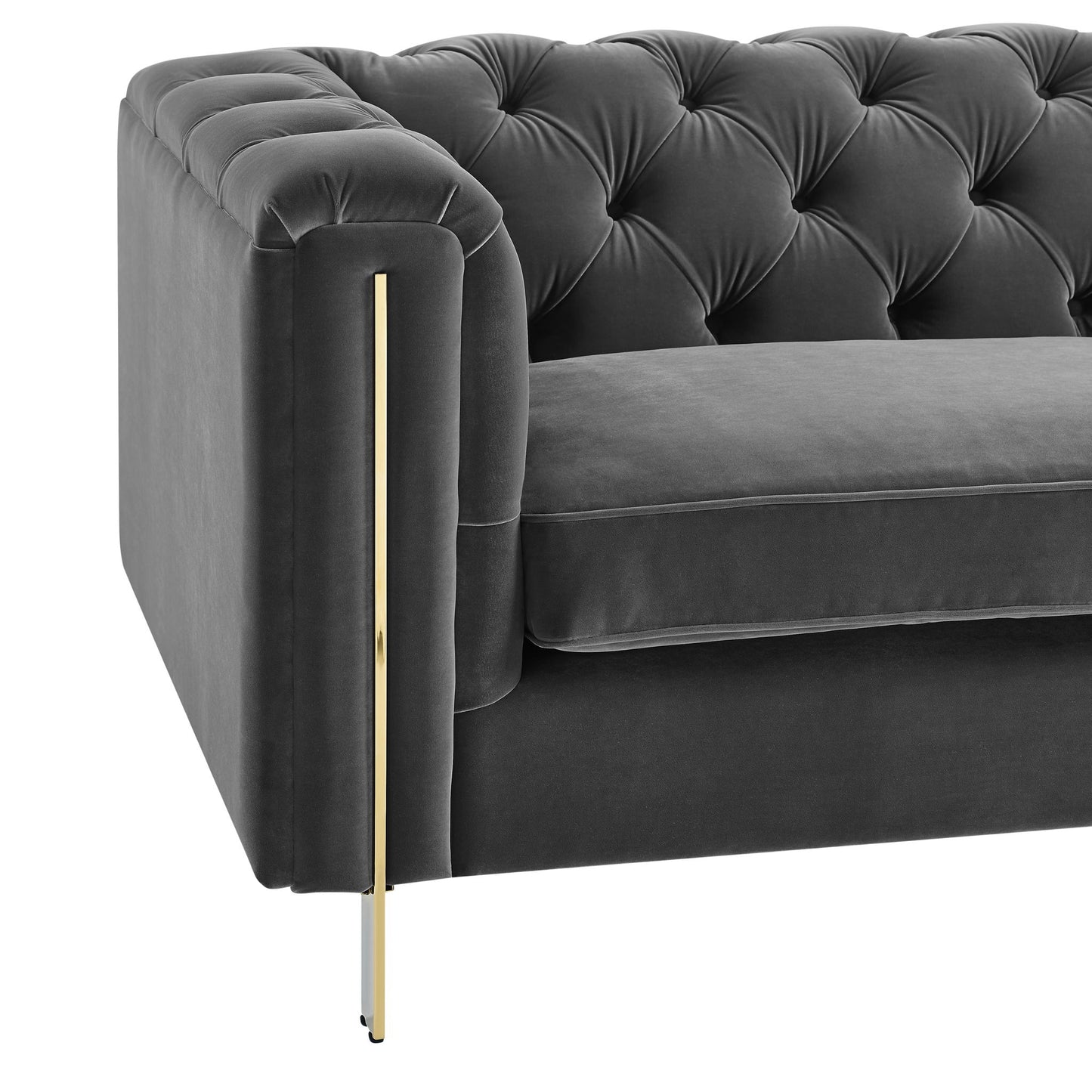 Charlene - Velvet Loveseat - Hornell Furniture Outlet