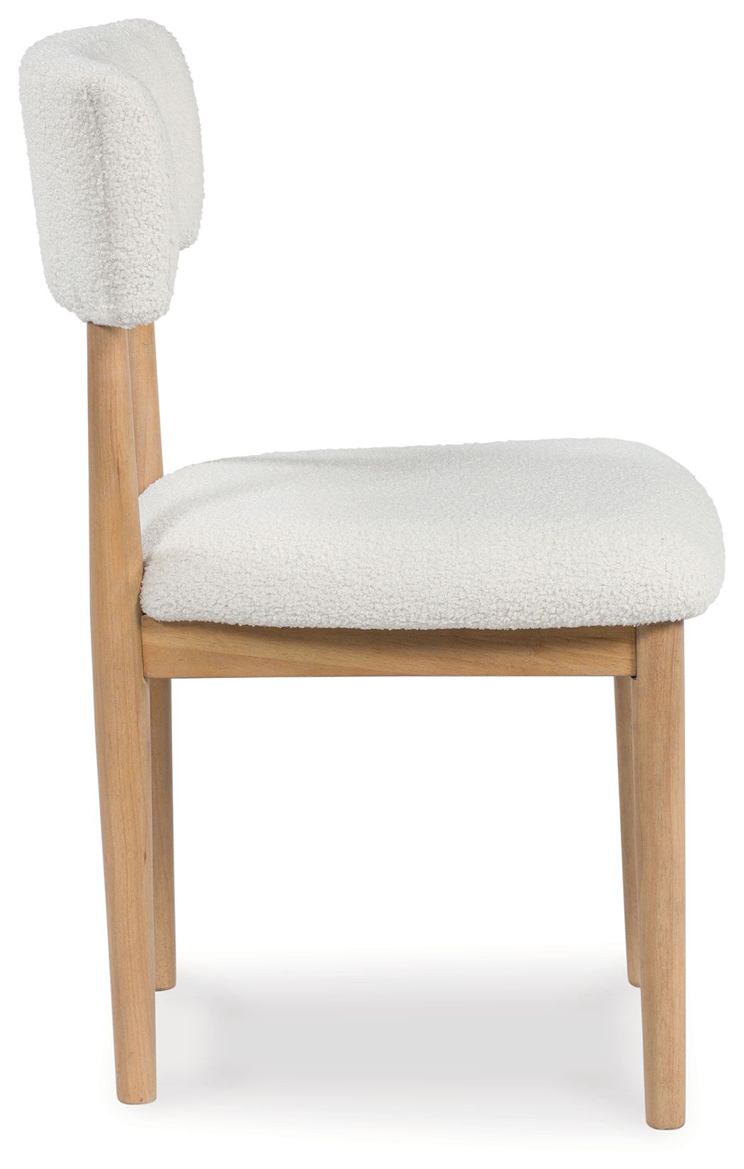 Sawdyn - White / Light Brown - Dining Upholstered Side Chair (Set of 2) - Hornell Furniture Outlet