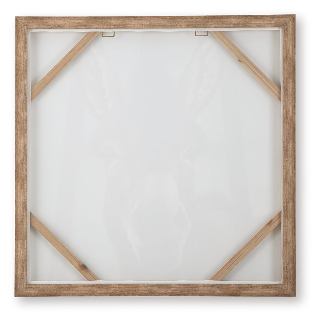 Landerton - Brown / Blue / White - Wall Art - Hornell Furniture Outlet