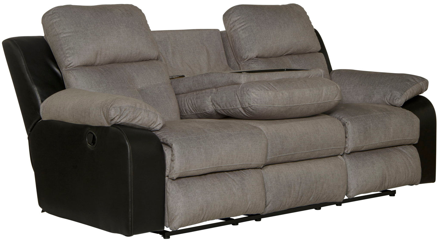 Felix - Sofa With 3 Recliners & Drop Down Table - Hornell Furniture Outlet