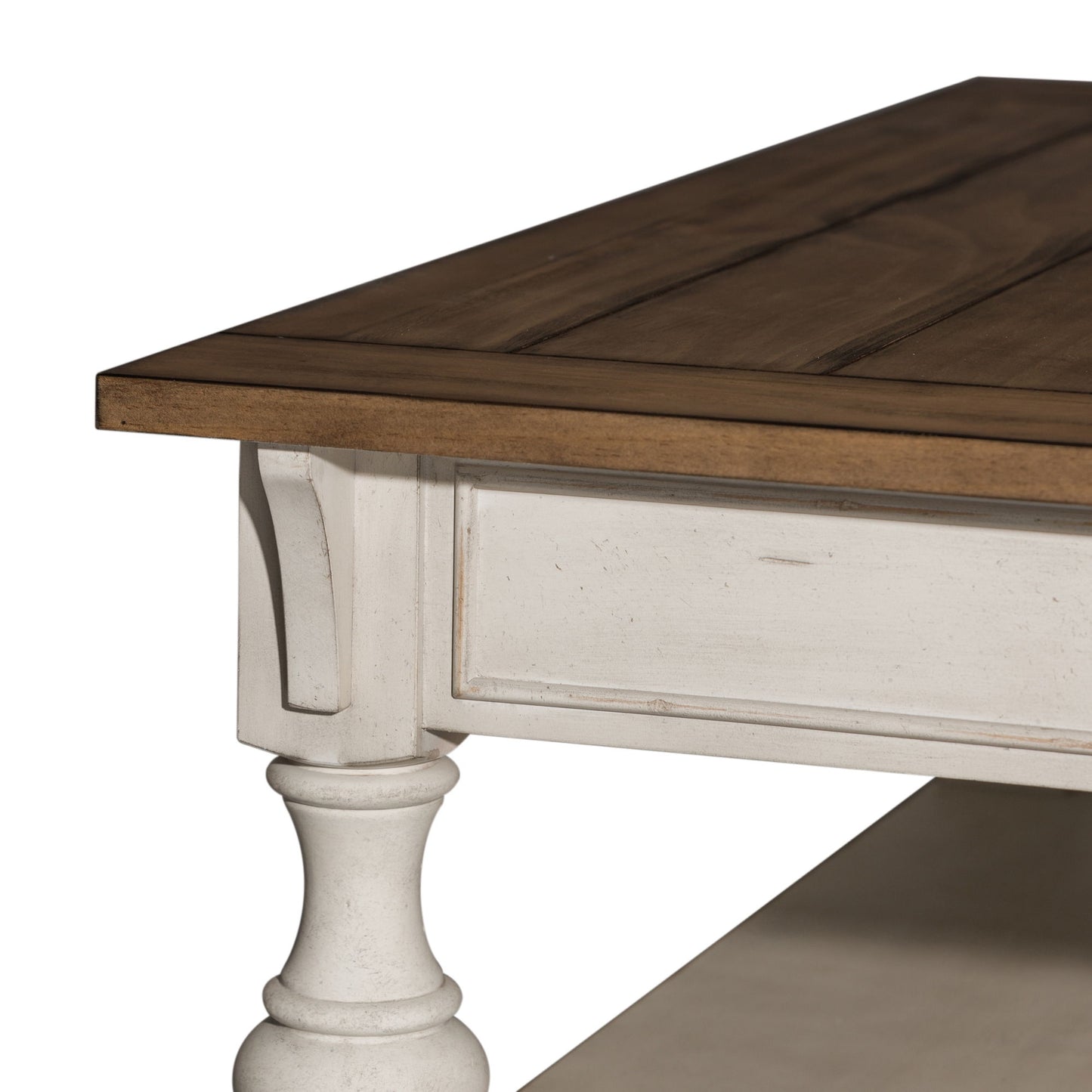Morgan Creek - Cocktail Table - White - Hornell Furniture Outlet