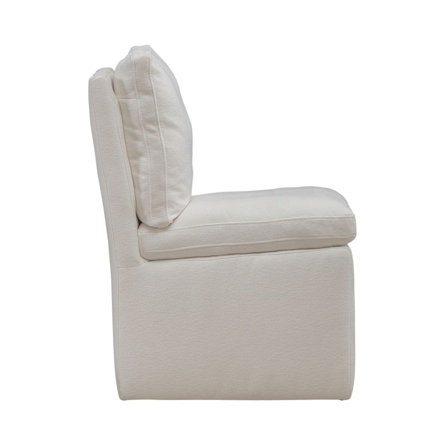 Accent Dining - Accent Dining Chair With Casters - Hornell Furniture Outlet