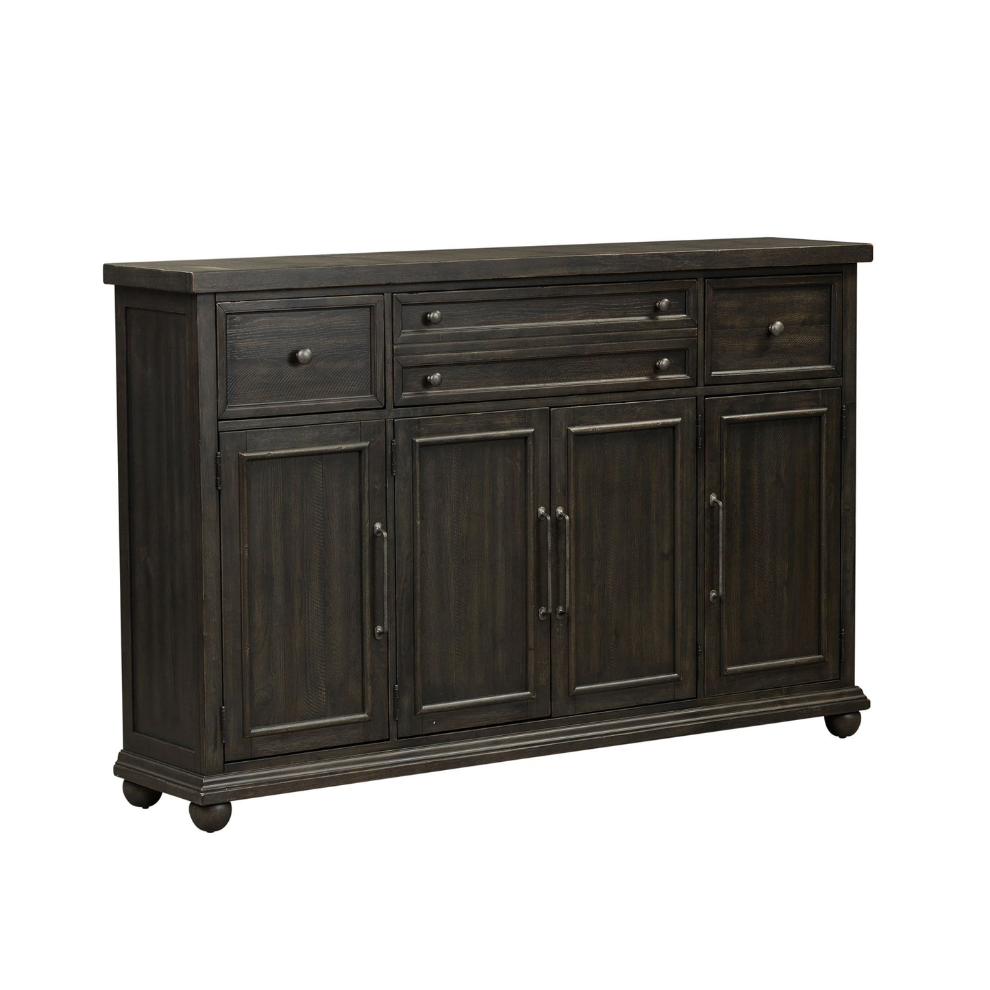 Harvest Home - Hall Buffet - Black - Hornell Furniture Outlet