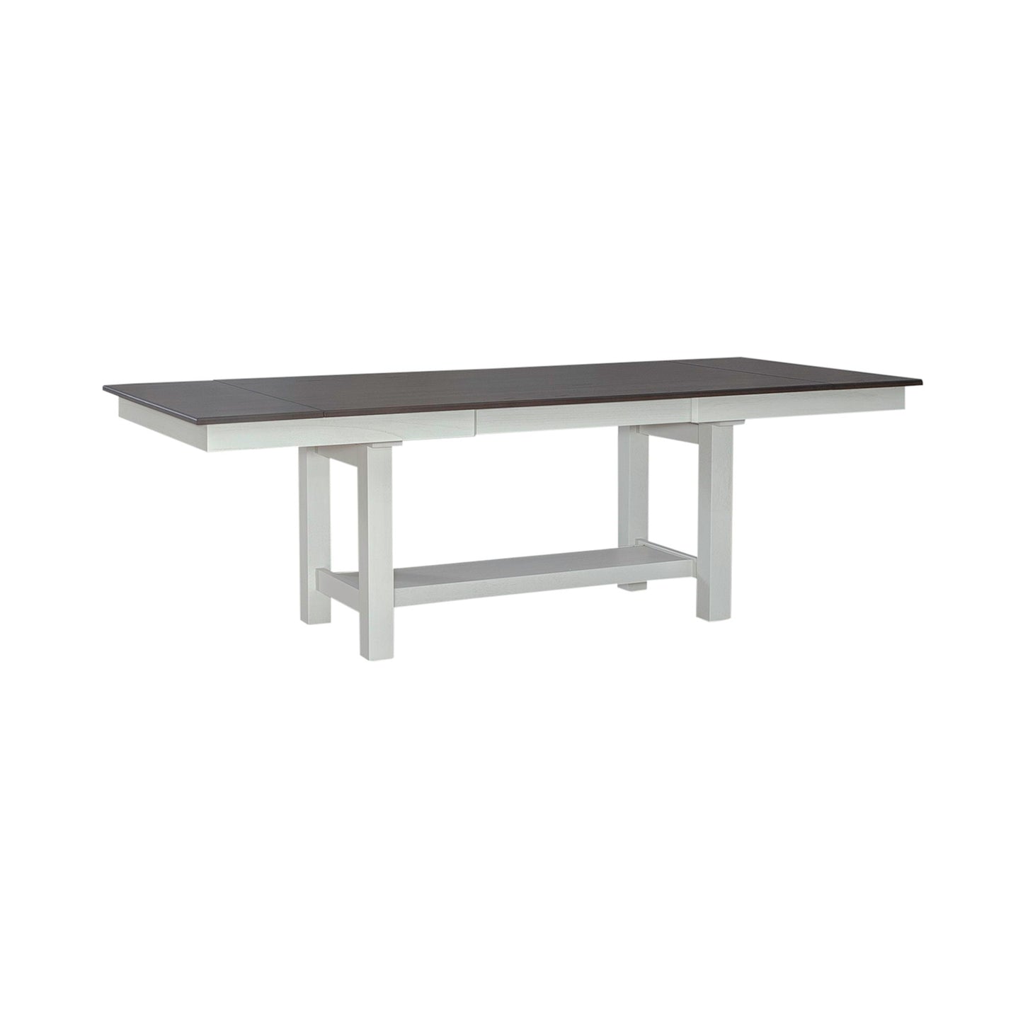 Brook Bay - Trestle Table - White & Brown - Hornell Furniture Outlet