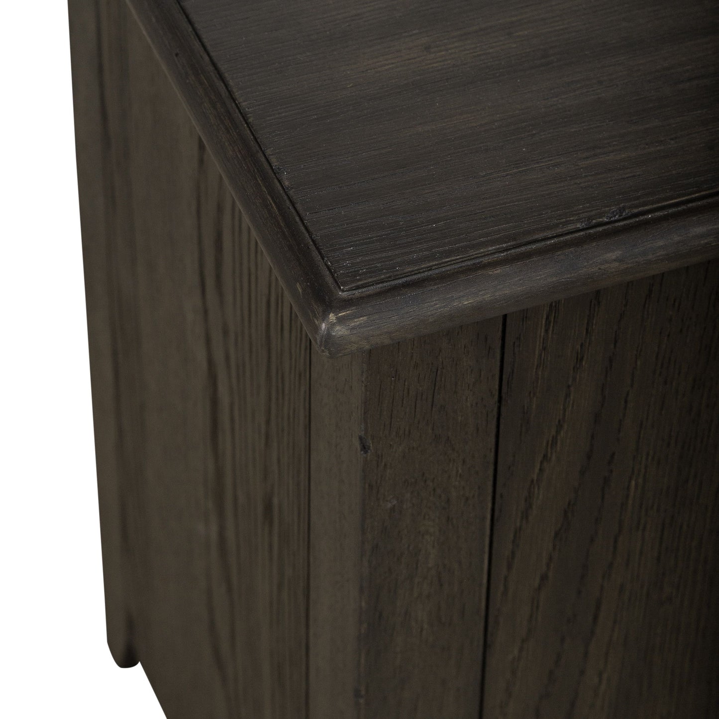 Mill Creek - Chair Side Table - Dark Brown - Hornell Furniture Outlet