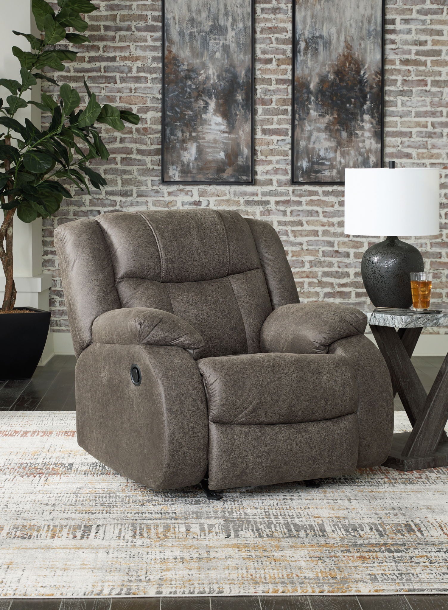 First Base - Reclining Living Room Set - Hornell Furniture Outlet
