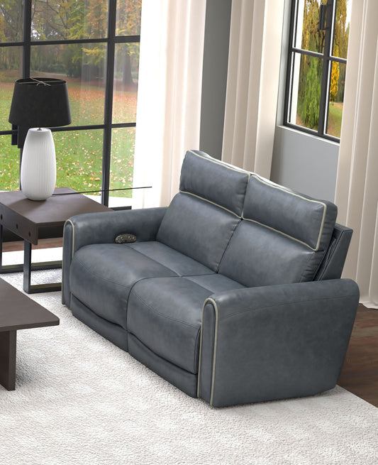 Nico - Power Headrest Reclining Loveseat - Hornell Furniture Outlet