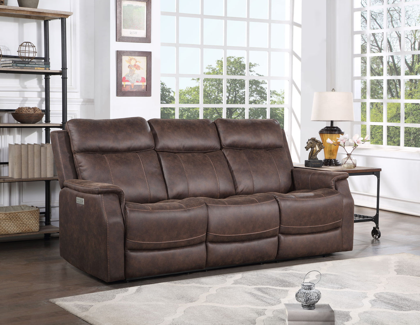 Valencia - Dual Power Reclining Set - Hornell Furniture Outlet