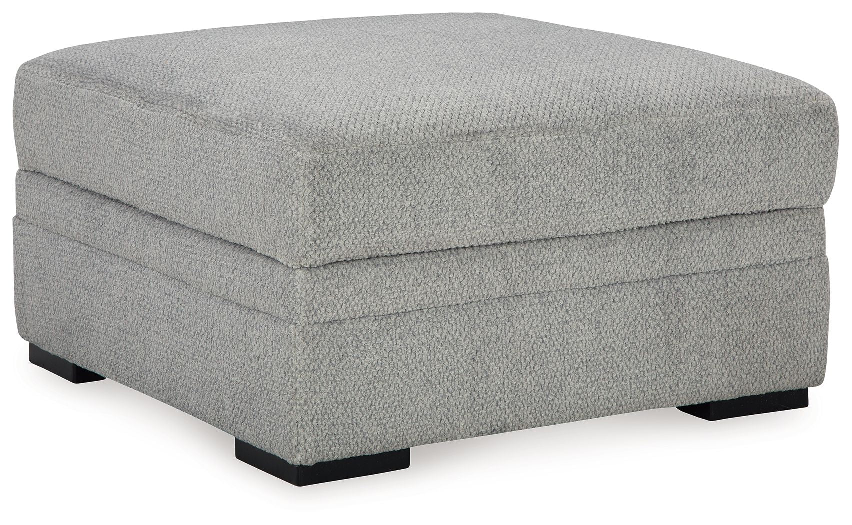 Casselbury - Cement - Ottoman With Storage - Hornell Furniture Outlet