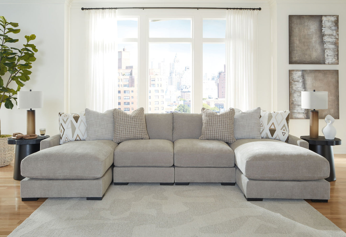 Aslan Court - Sectional - Hornell Furniture Outlet