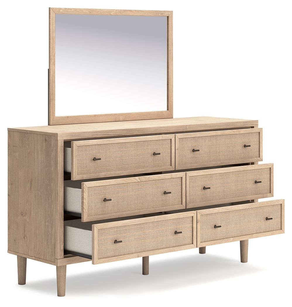 Cielden - Two - Tone - Dresser And Mirror - Hornell Furniture Outlet