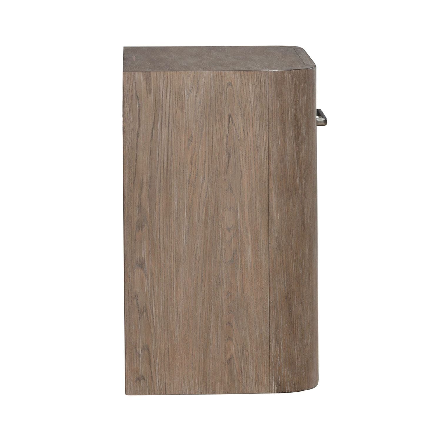 South Bend - Open Nightstand With Charging Station - Brown - Hornell Furniture Outlet