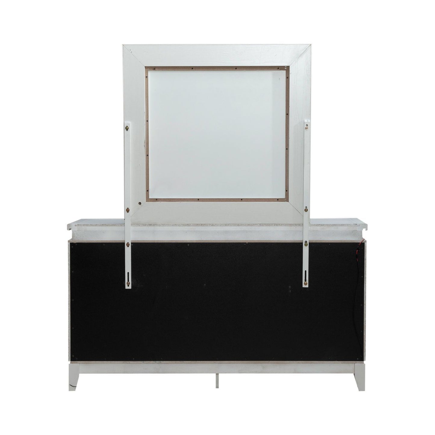 Reflections - Dresser & Mirror - White - Hornell Furniture Outlet