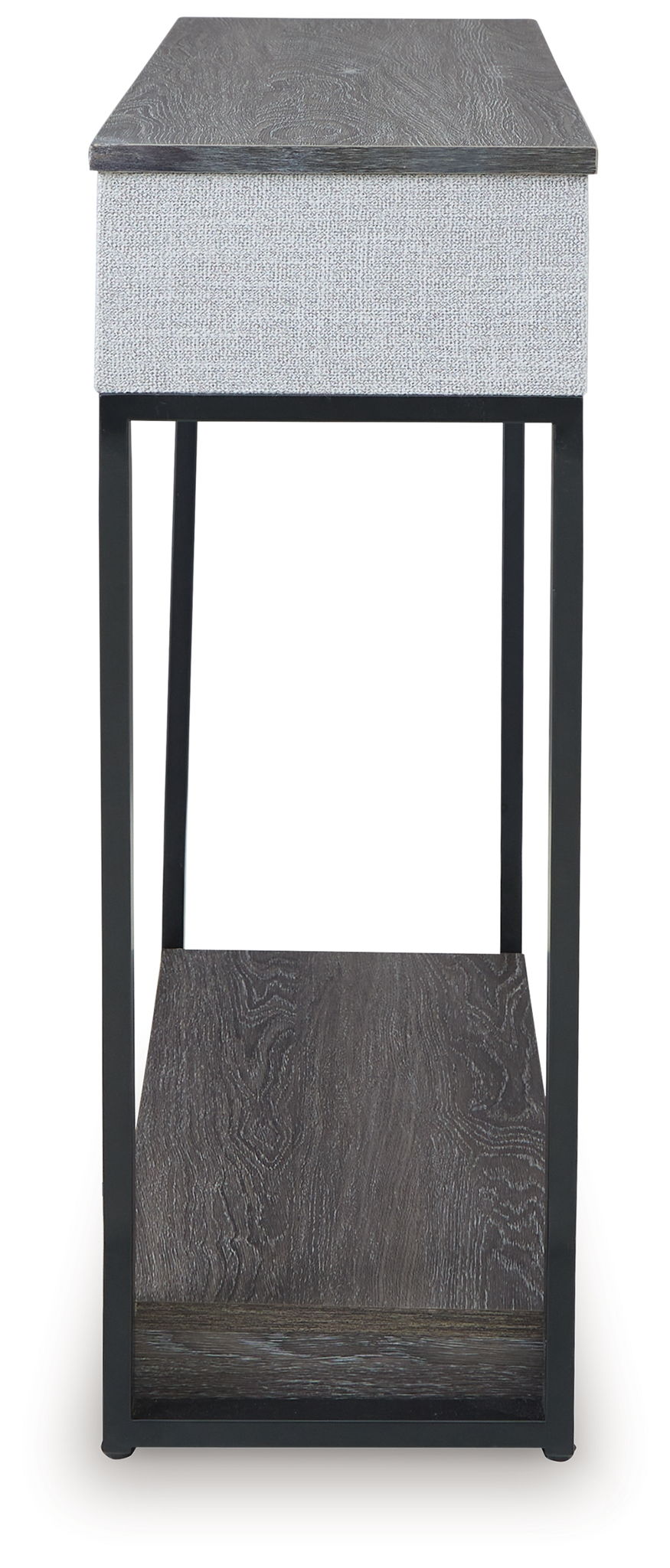 Sethlen - Gray / Black - Console Sofa Table - Hornell Furniture Outlet