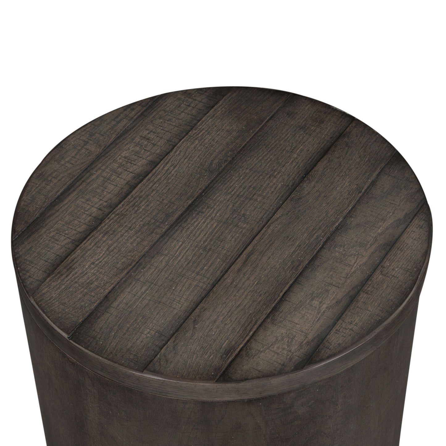 Modern Farmhouse - Drum End Table - Hornell Furniture Outlet