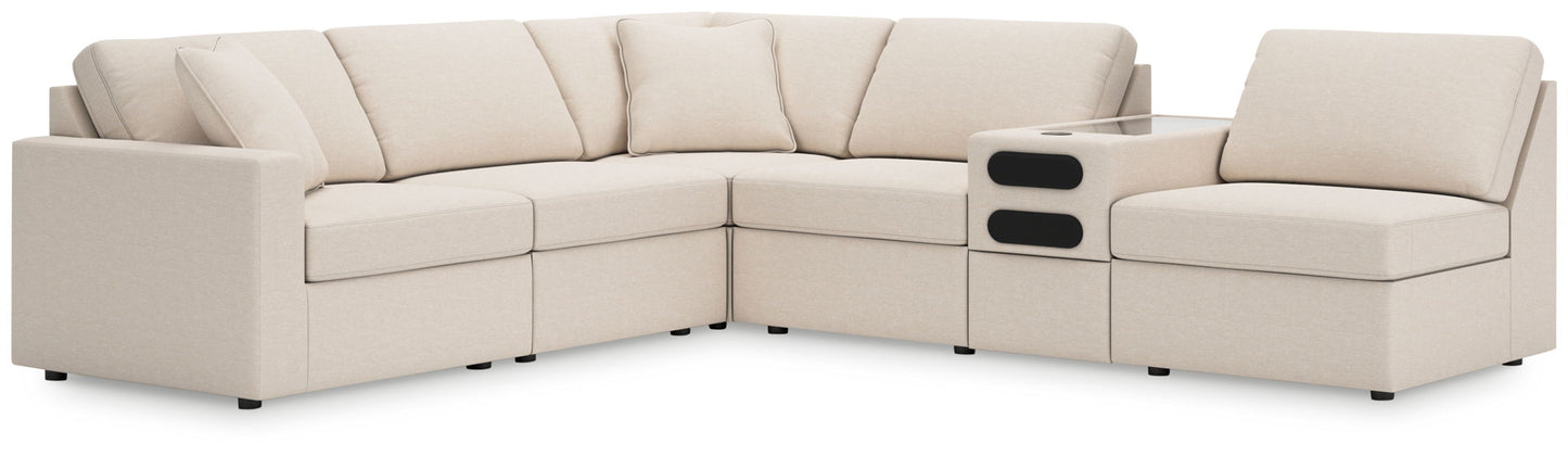 Modmax - Oyster - Sectional - Hornell Furniture Outlet