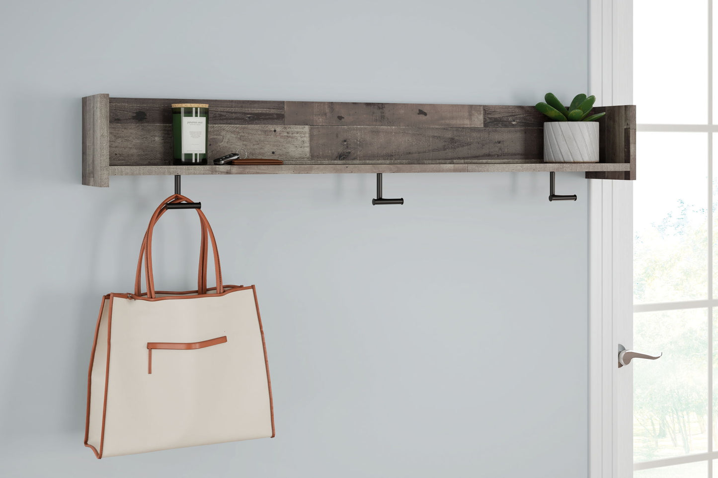 Neilsville - Wall Mounted Coat Rack - Hornell Furniture Outlet