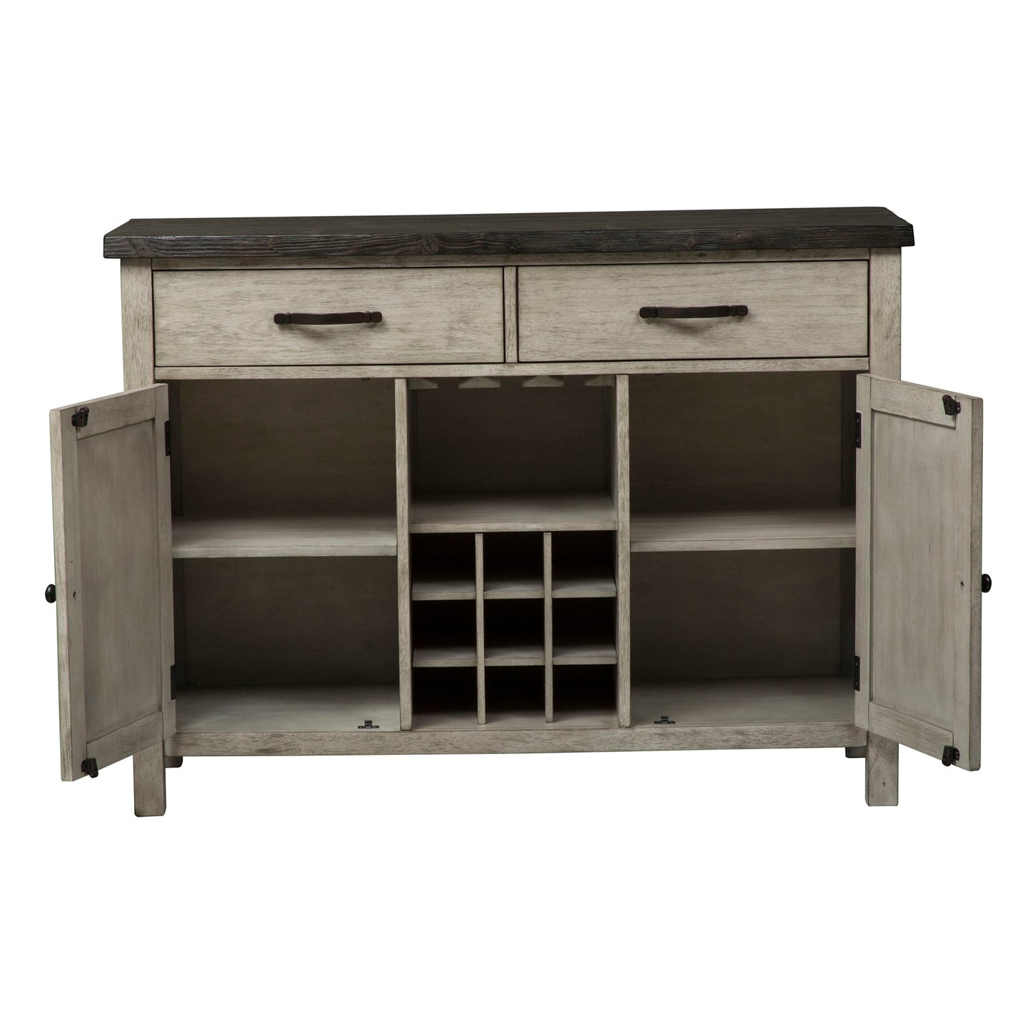 Willowrun - Sideboard - Rustic White - Hornell Furniture Outlet