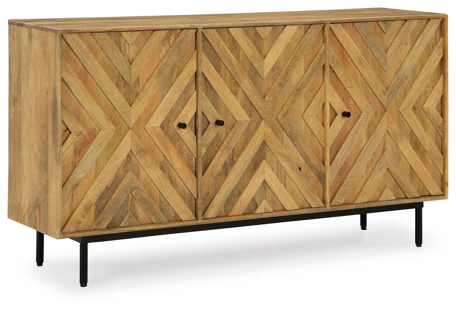 Cadewick - Natural - Accent Cabinet - Hornell Furniture Outlet