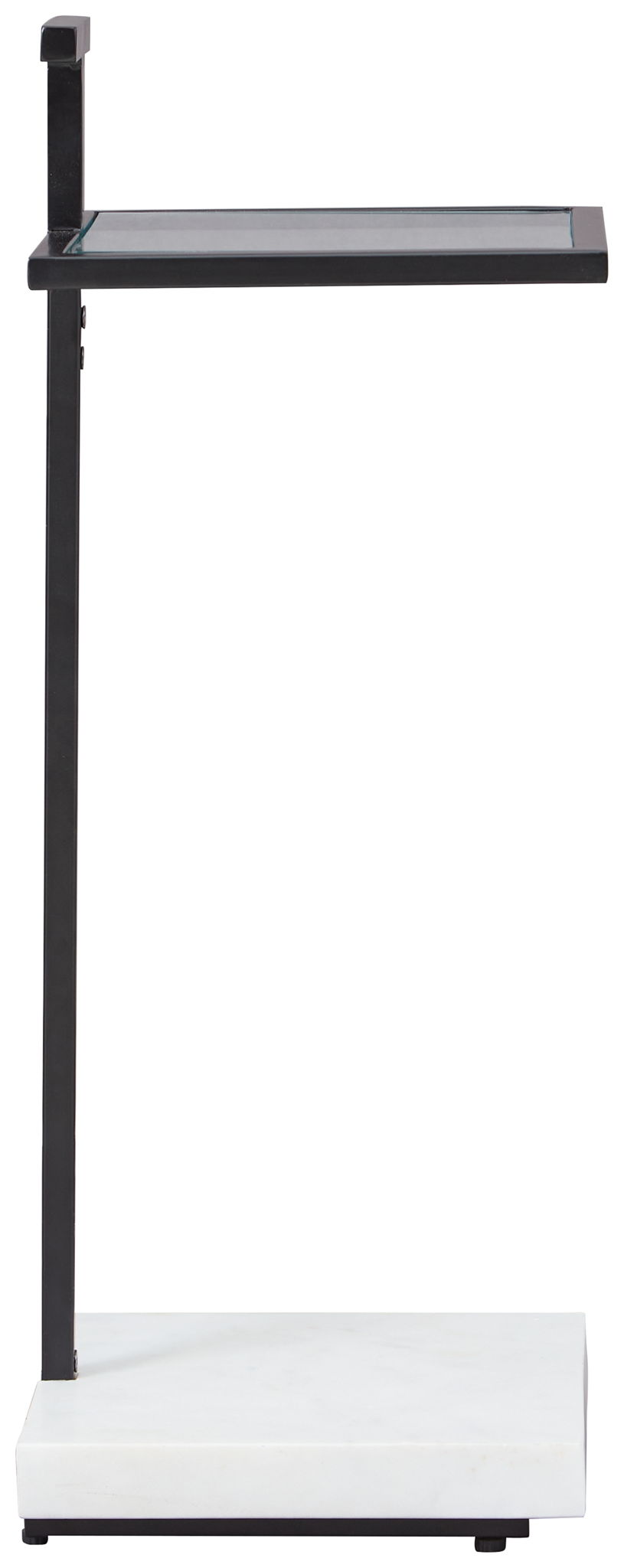Mannill - Black / White - Accent Table - Hornell Furniture Outlet