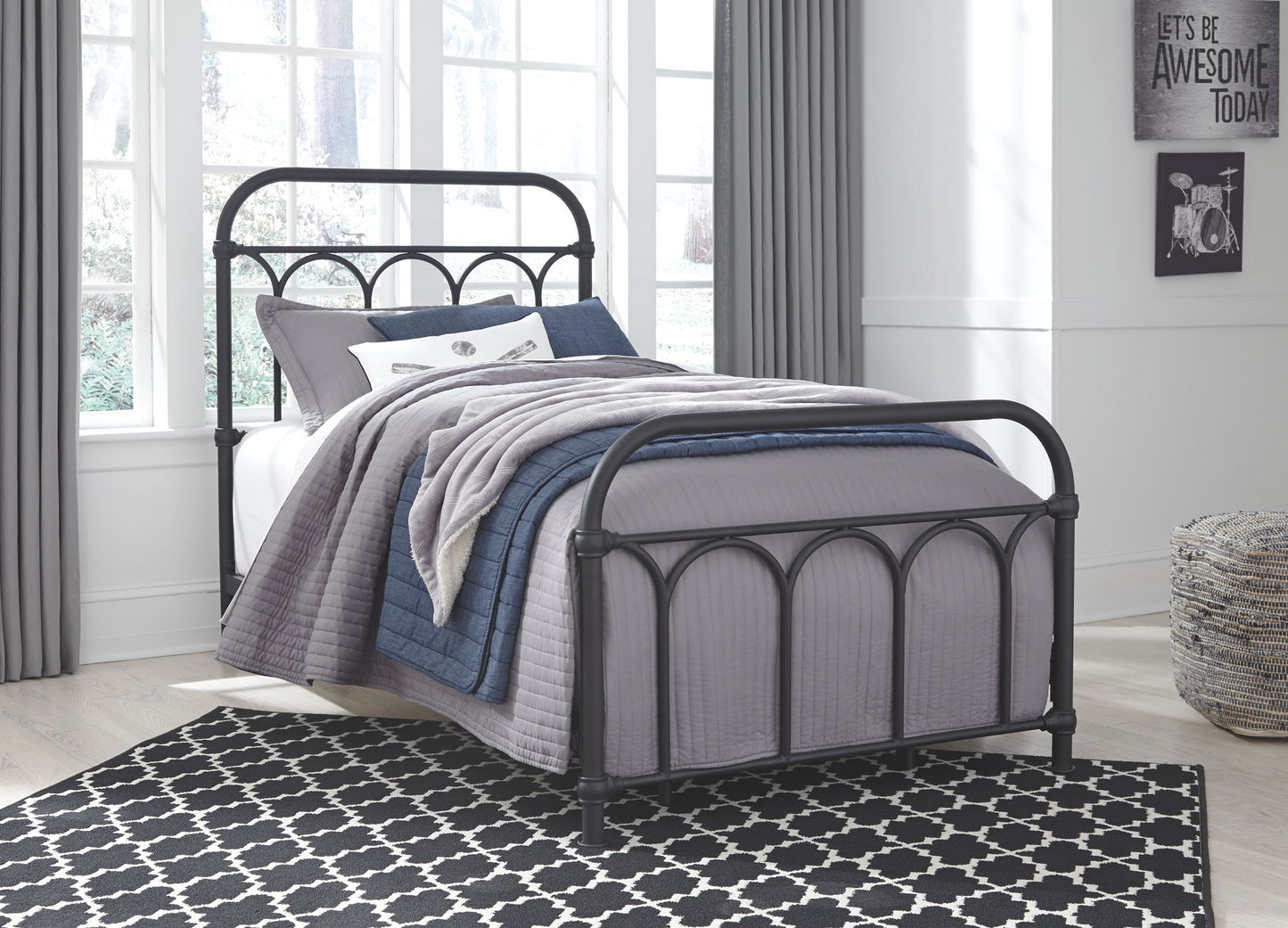 Nashburg - Arch Bed - Hornell Furniture Outlet