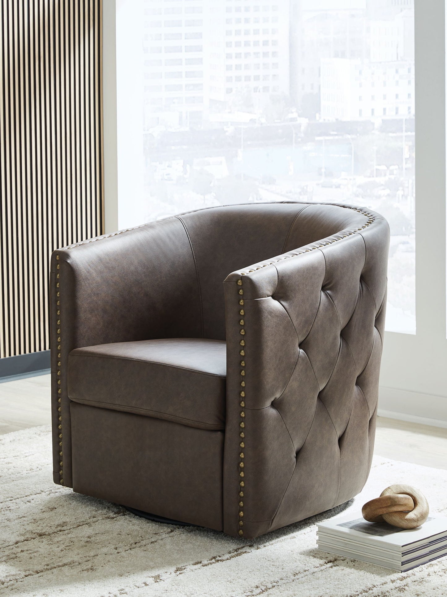 Brentlow - Swivel Accent Chair - Hornell Furniture Outlet