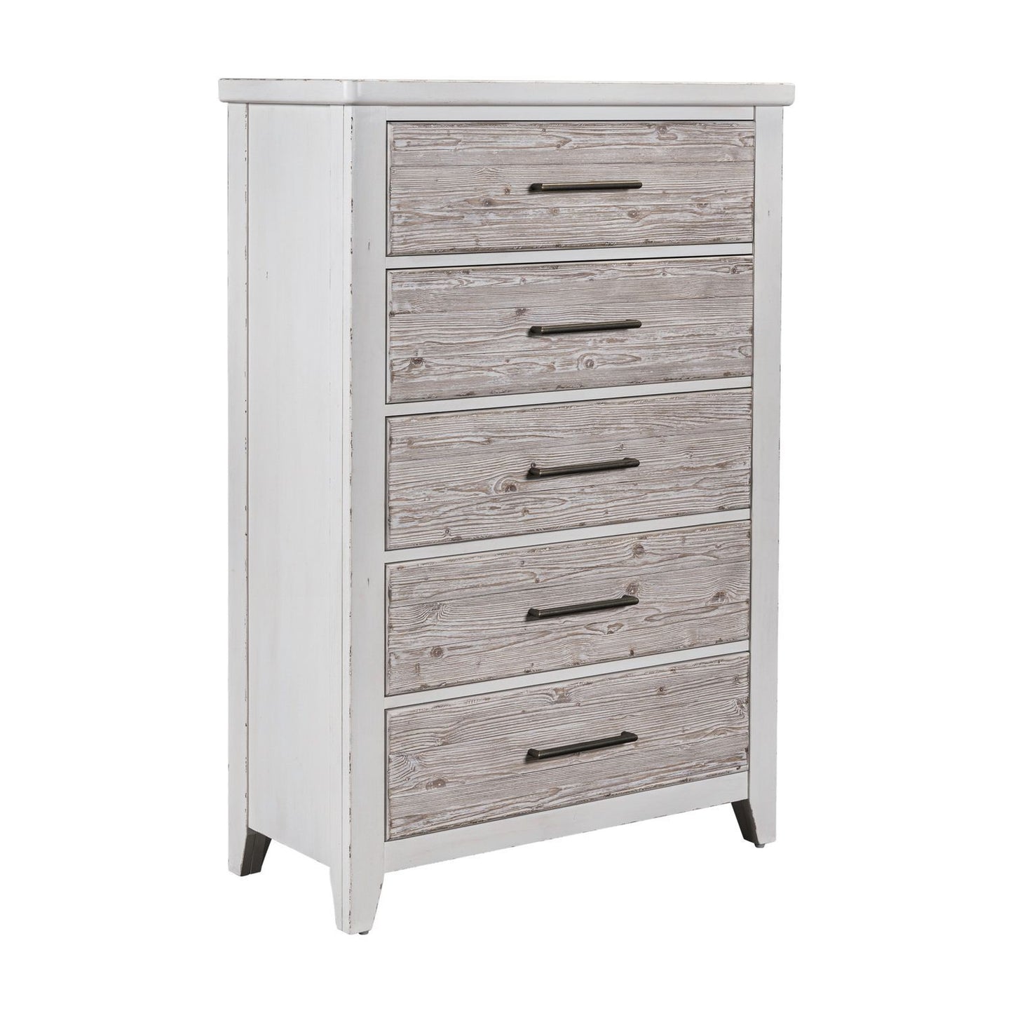 Backroads - 5 Drawer Chest - White - Hornell Furniture Outlet