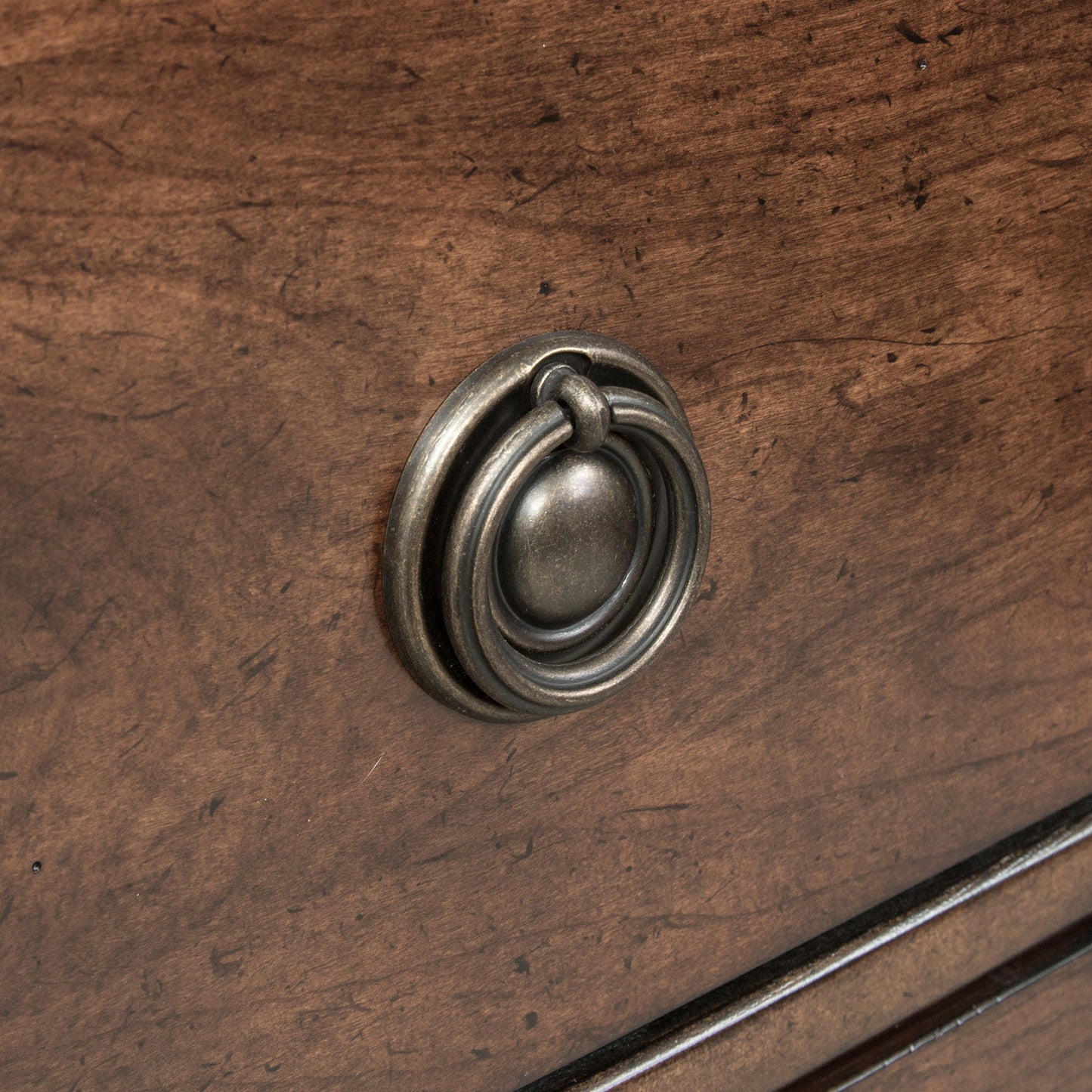 Rustic Traditions - Dresser & Mirror - Dark Brown - Hornell Furniture Outlet