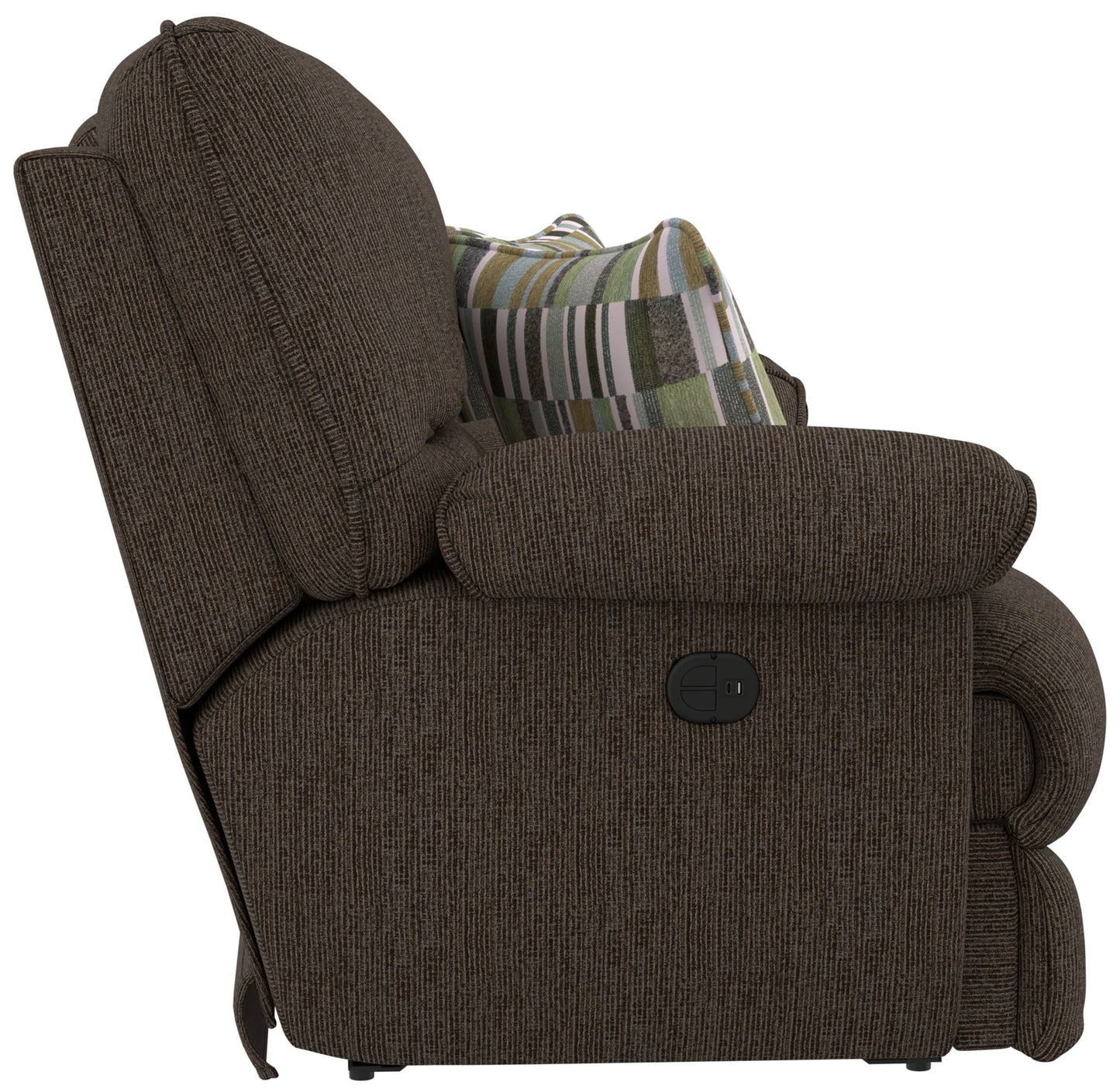 Lenny - Power Lay Flat Reclining Console Loveseat - Hornell Furniture Outlet