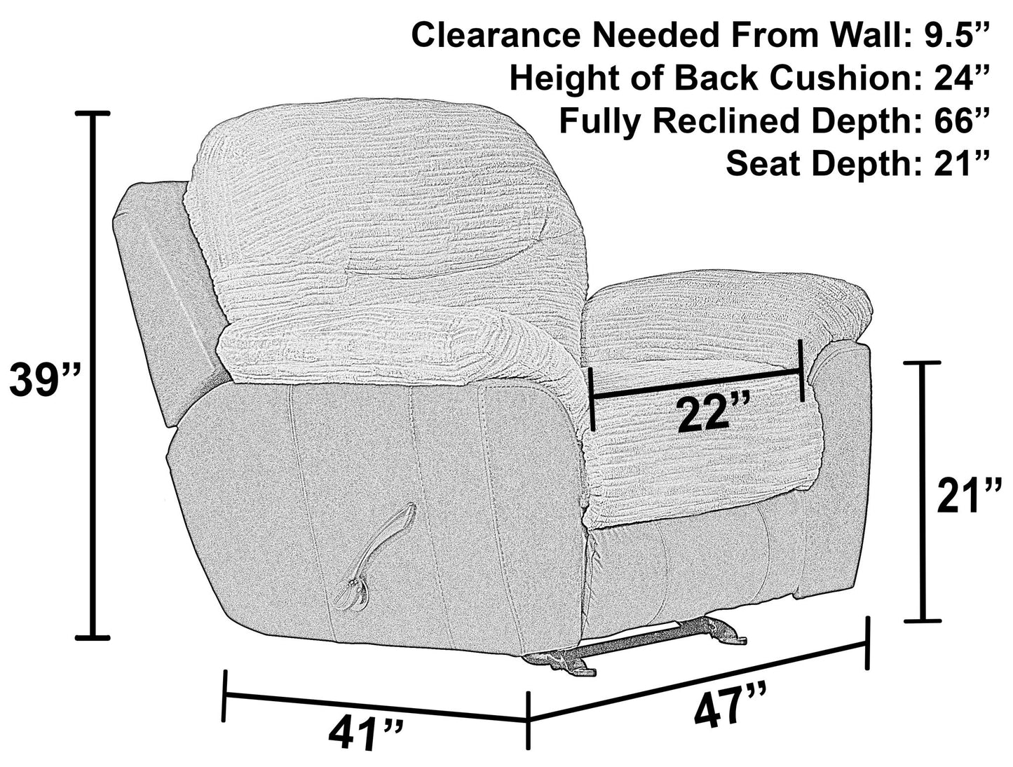 McMahon - Glider Recliner - Bark - Hornell Furniture Outlet
