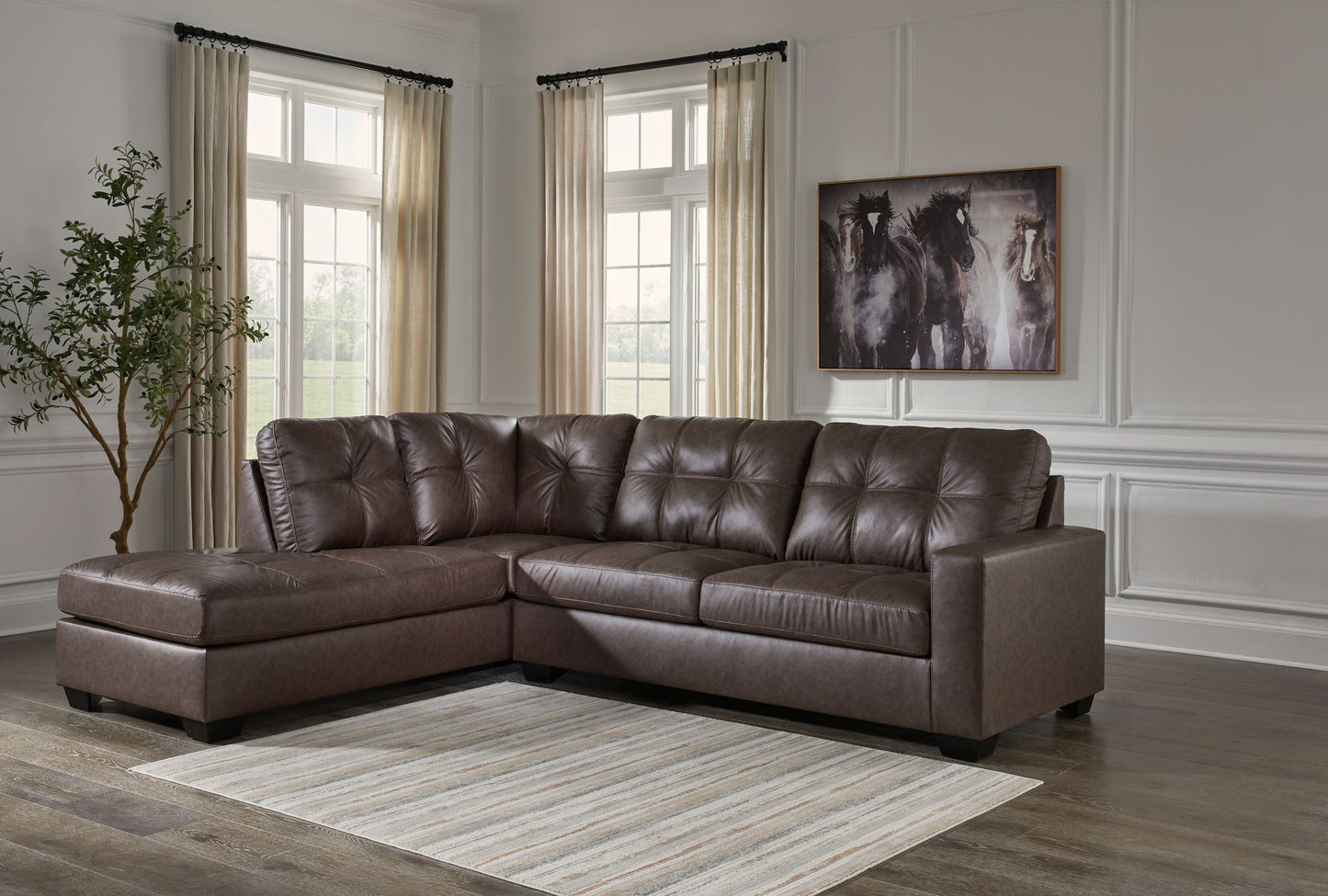 Barlin Mills - Sectional - Hornell Furniture Outlet