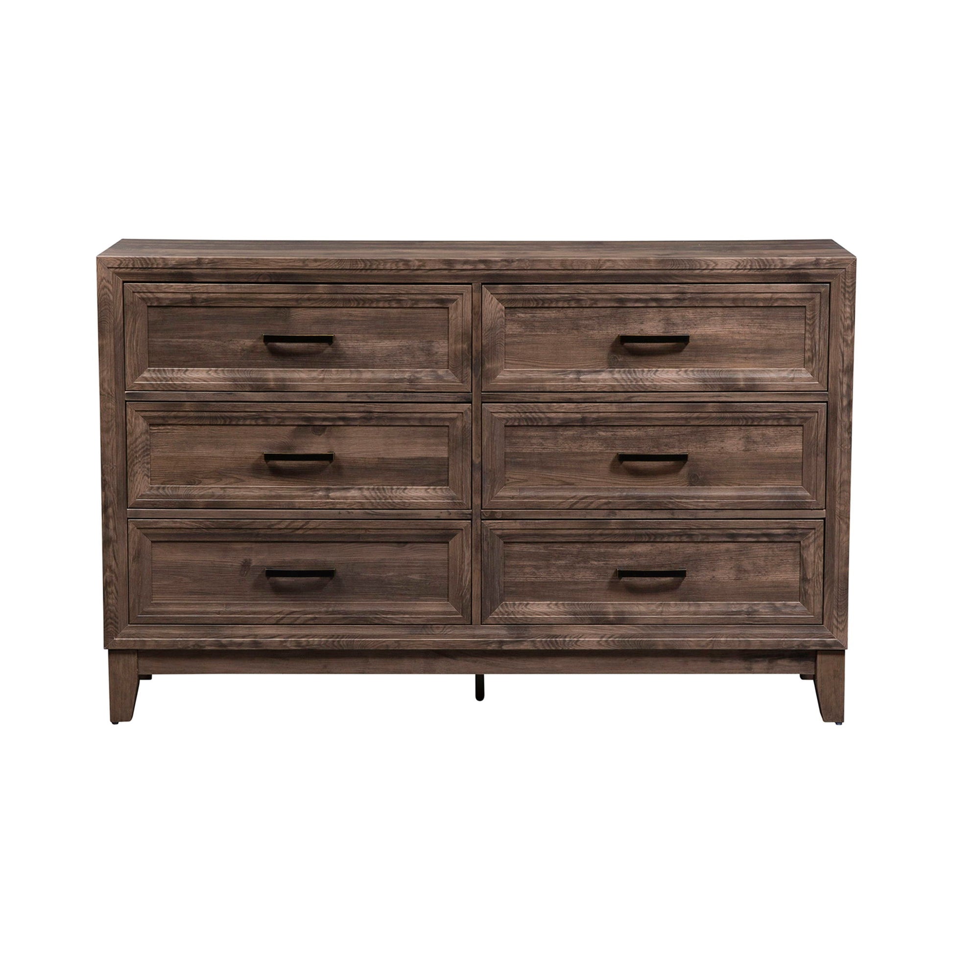 Ridgecrest - 6 Drawer Dresser - Light Brown - Hornell Furniture Outlet