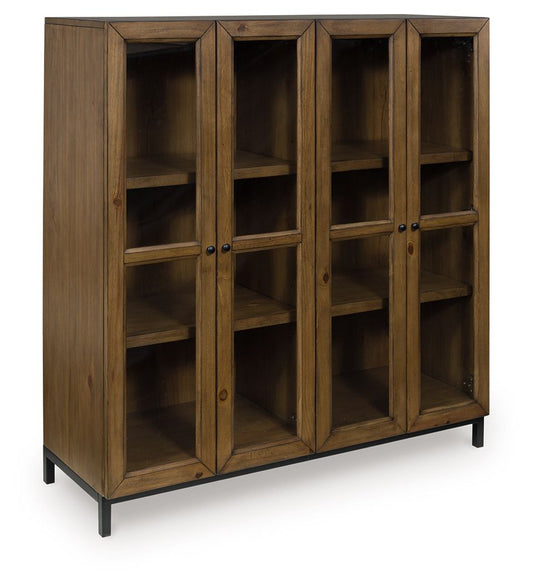Wrenridge - Gray Brown - Accent Cabinet - Hornell Furniture Outlet