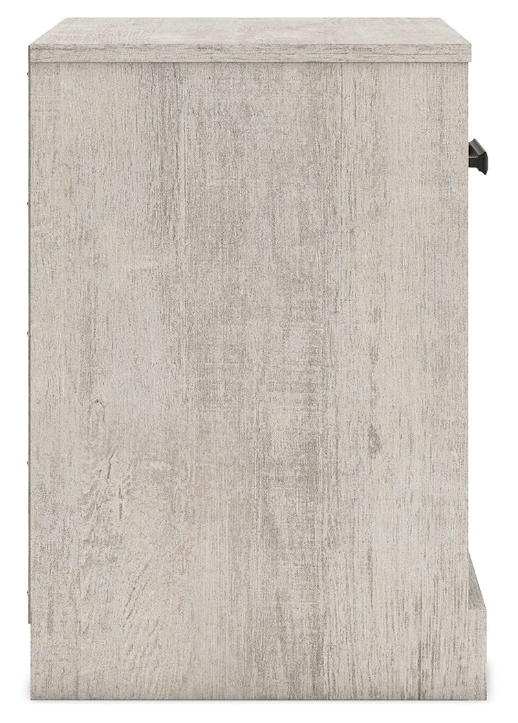 Shawburn - Gray - One Drawer Night Stand - Hornell Furniture Outlet